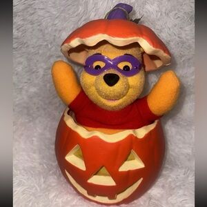 Telco Halloween Winnie The Pooh Animated Jack O' Lantern Pumpkin w/ Box Tested